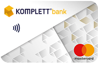Komplett Bank luottokortti 10000 euron luottorajalla